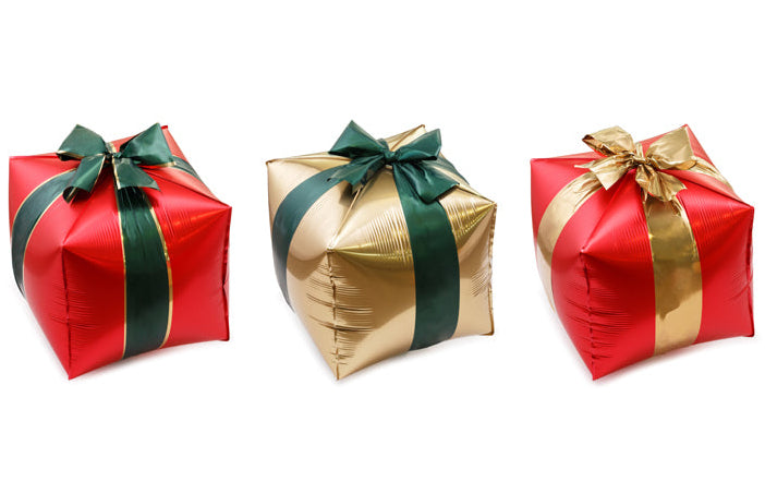 Gift Boxes Foil Balloon 14 in. - PartyDeco USA (3 pack)