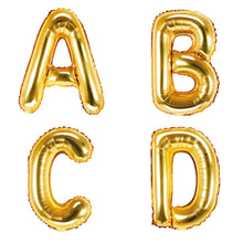 Load image into Gallery viewer, Gold Foil Letters (A to Z) - 14 in. - PartyDeco USA