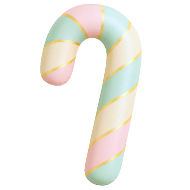 Candy Cane Pastel Swirl Foil Balloon 34 in. | 1ct.