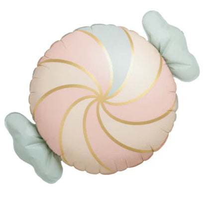 Candy Shape Pastel Swirl Foil Balloon 24 in. | 1 ct.