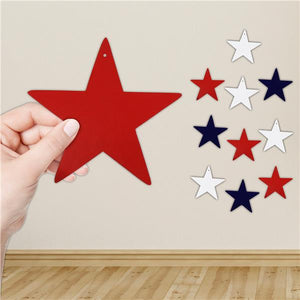 Patriotic Star Cutouts - 5 in.