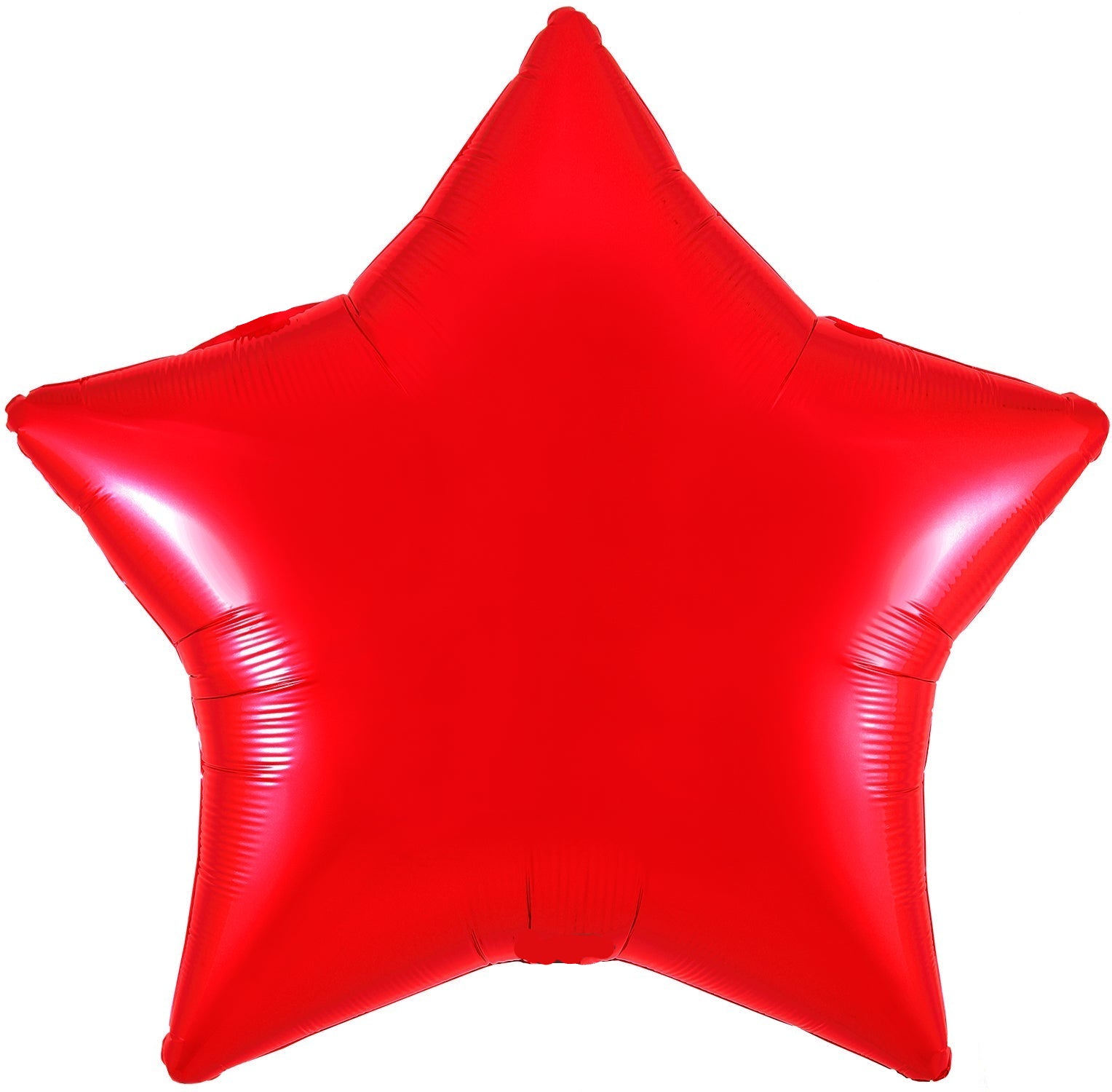 Solid Star Foil Balloon - 36 in. Red