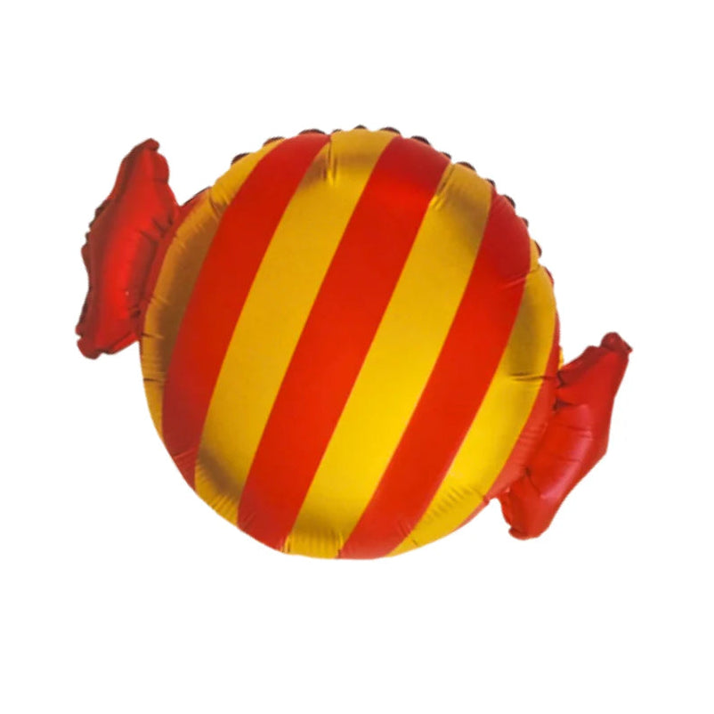 Candy Shape Luxe Stripe Foil Balloon 14 in. | 2 ct.