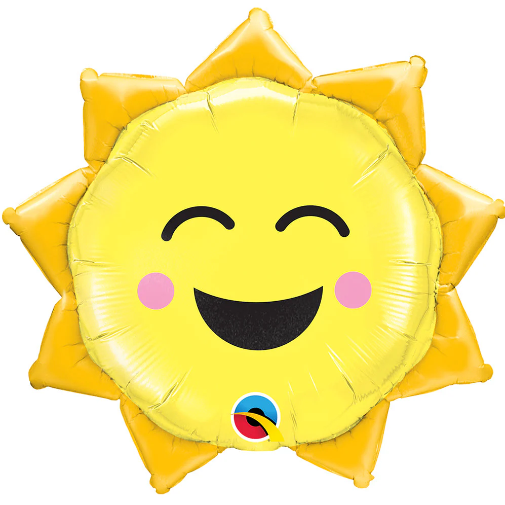 Sunny Smile Foil Shape Balloon 35 in.