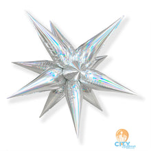 Load image into Gallery viewer, Silver Iridescent Starburst  - 40 in.