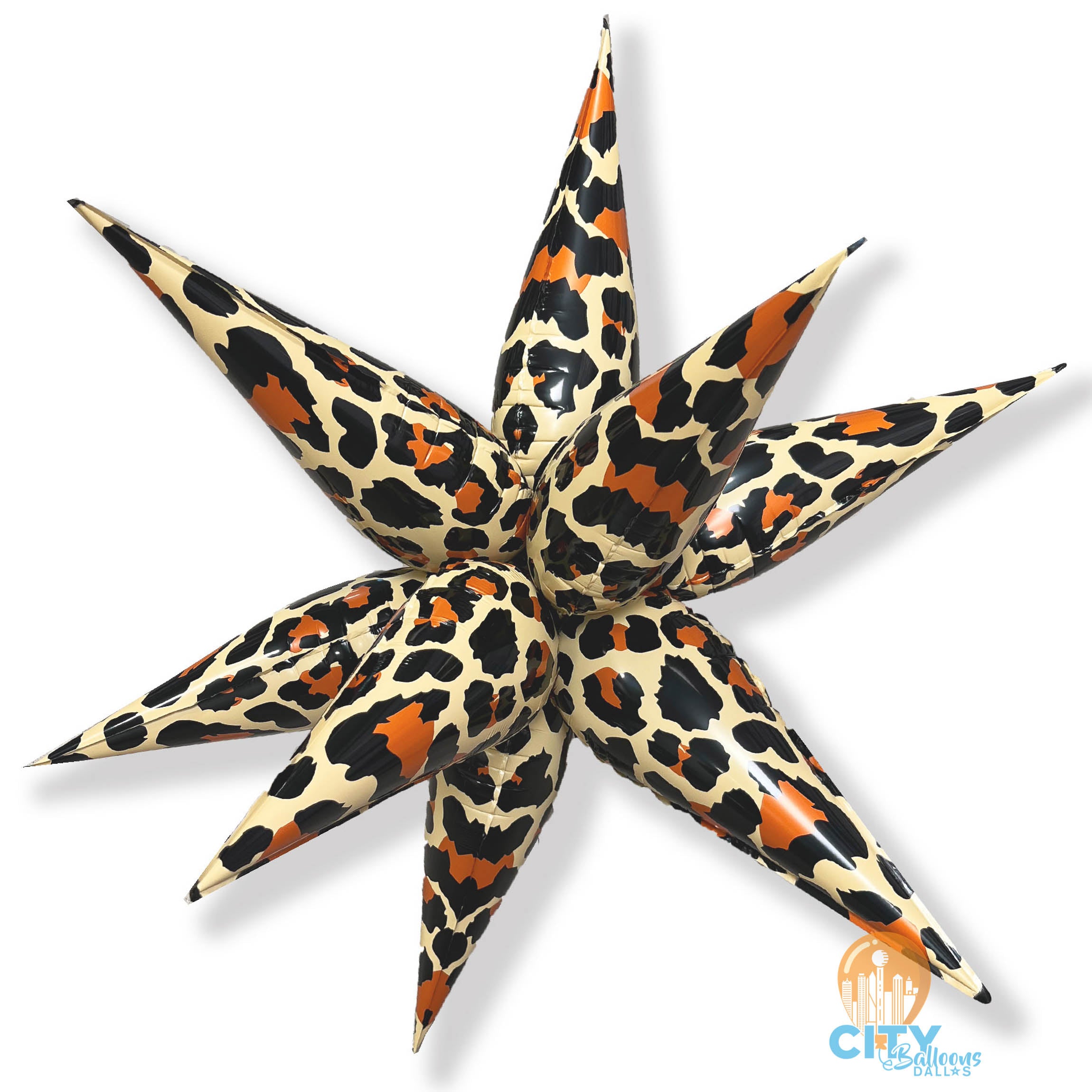 Leopard Print Starburst - 40 in.