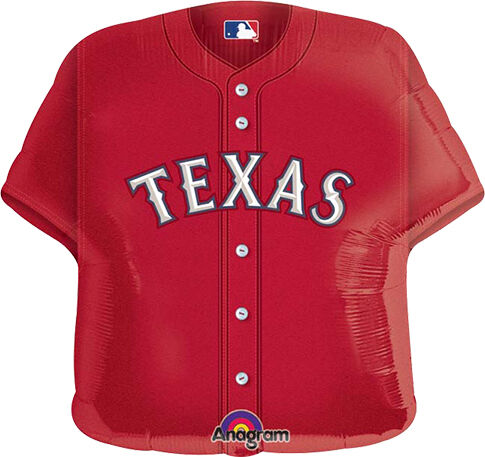 Texas Rangers Jersey Foil Balloon 24 in.