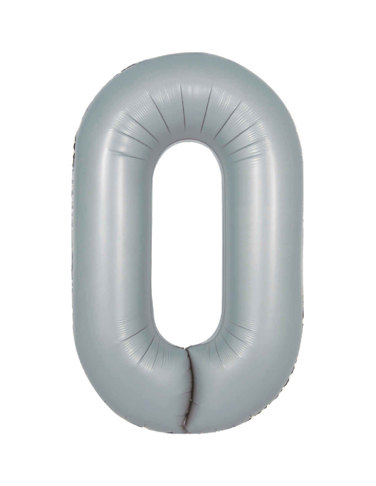 DecoChamp Gray Foil Number Balloons (0 to 9) - 34 in.