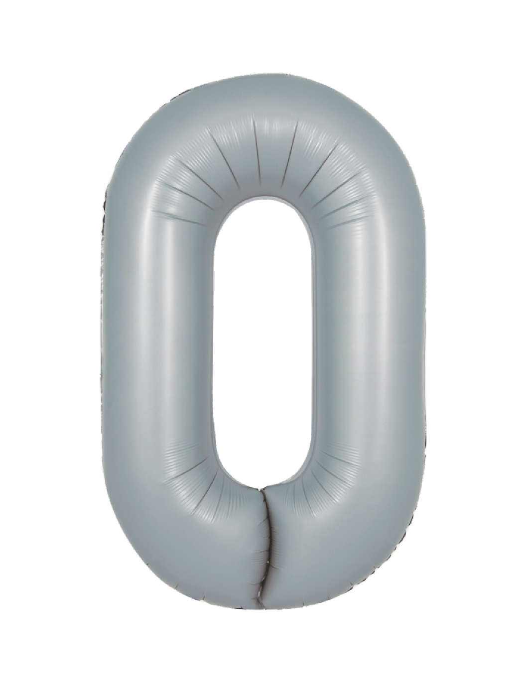 DecoChamp Gray Foil Number Balloons (0 to 9) - 34 in.