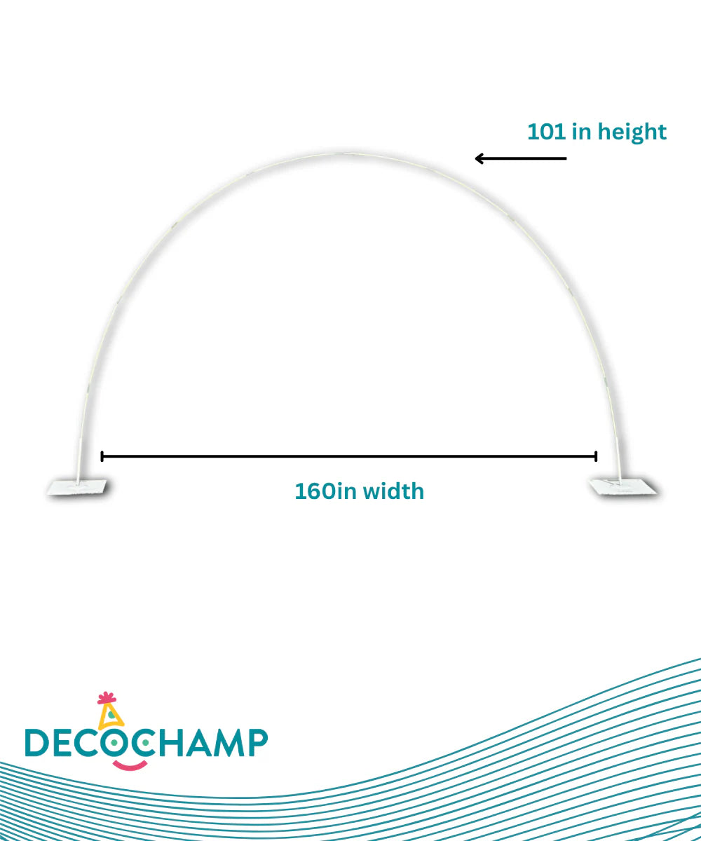 Deco Arch Connector Set for 16 in. & 24 in. 7ft Decobase