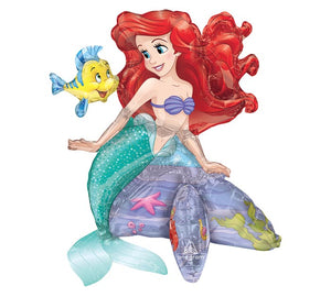 Ariel The Little Mermaid Air Fill Foil Balloon 20 in.