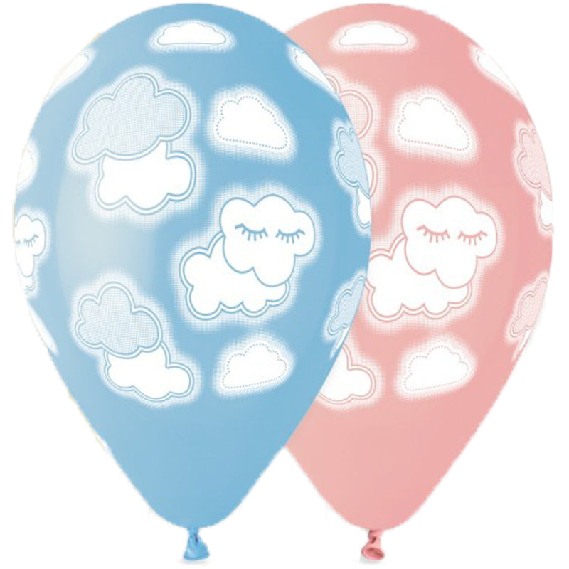 Globo estampado Baby Clouds de 13 pulgadas, n.° 899 (surtido)