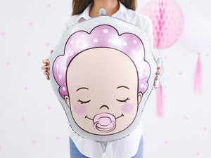 Baby Girl Foil Balloon 18 in. - PartyDeco USA