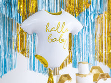 Load image into Gallery viewer, Hello Baby Romper Foil Balloon 20 in.