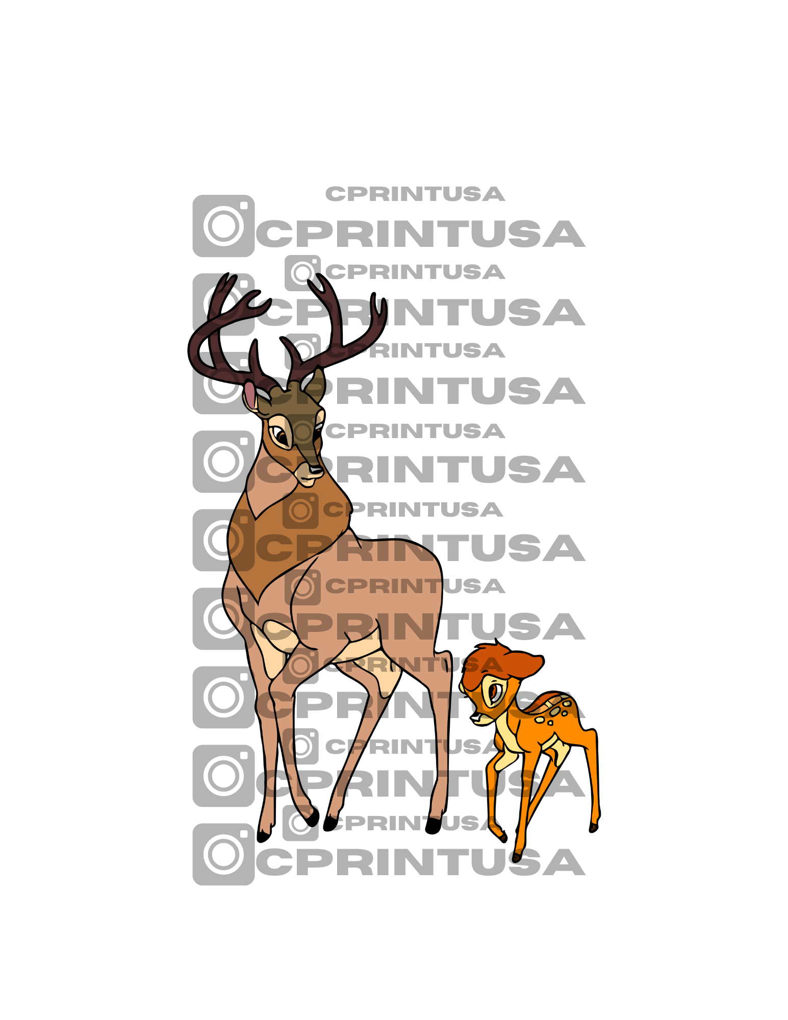 BAMBI FATHER CUT OUT