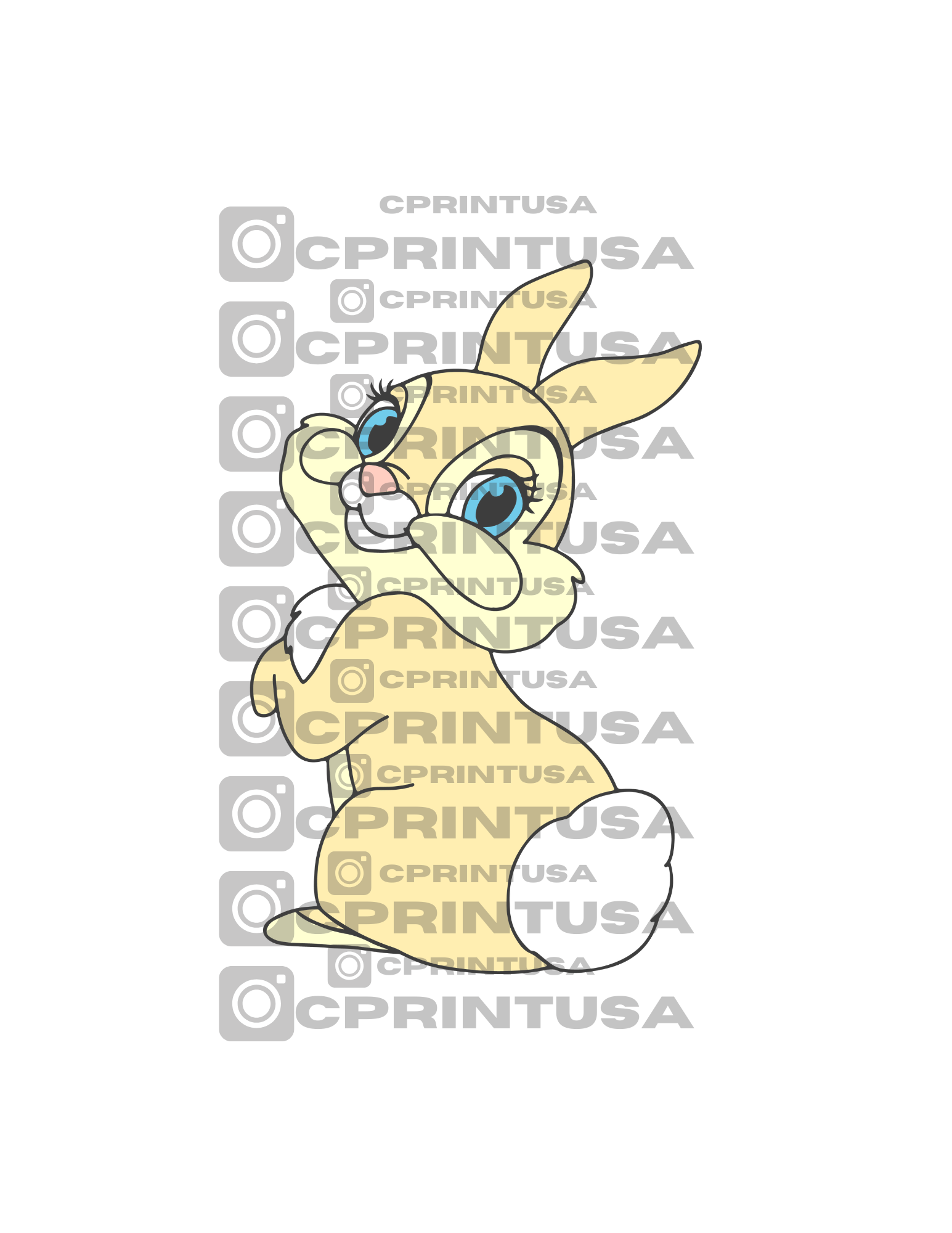 BAMBI GIRL BUNNY CUT OUT