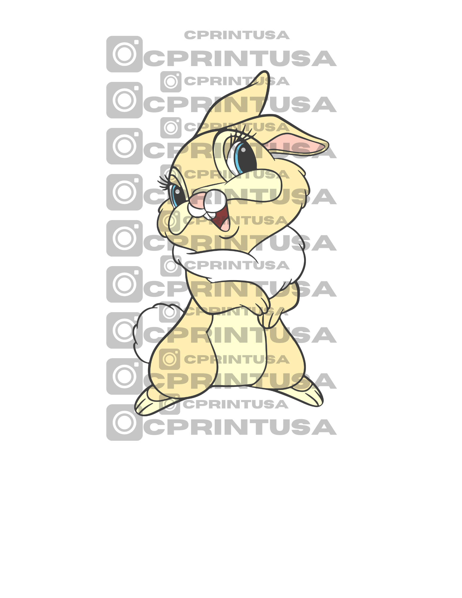 BAMBI GIRL BUNNY CUT OUT