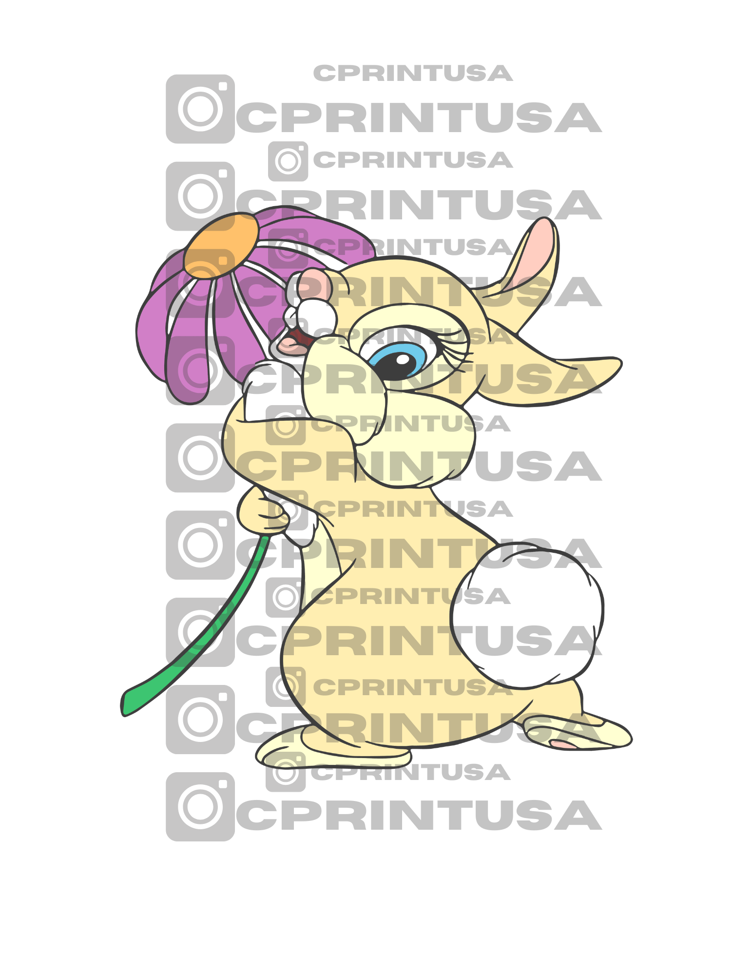 BAMBI GIRL BUNNY CUT OUT