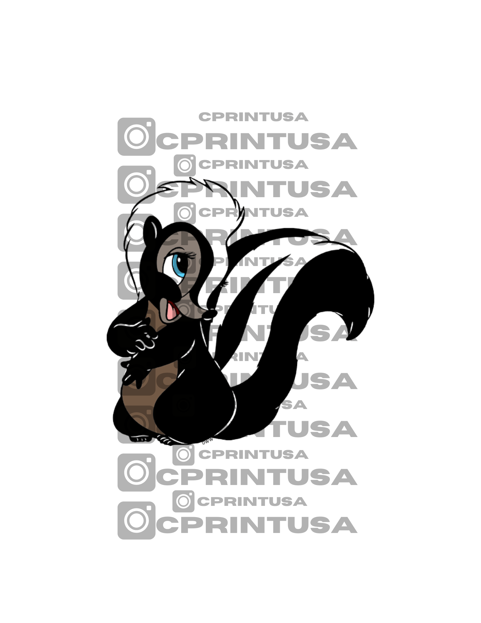 BAMBI SKUNK ZORRILLO CUT OUT