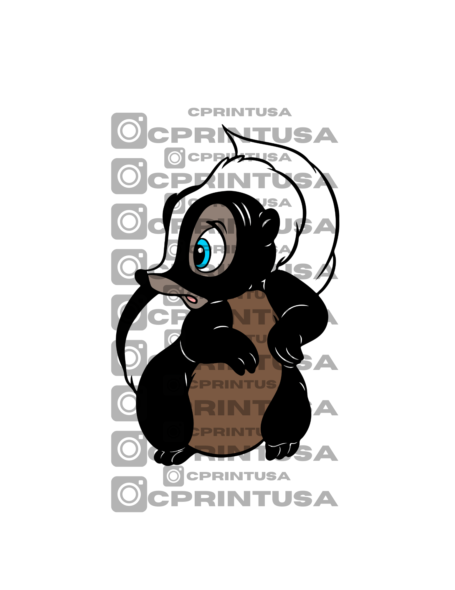 BAMBI SKUNK ZORRILLO CUT OUT