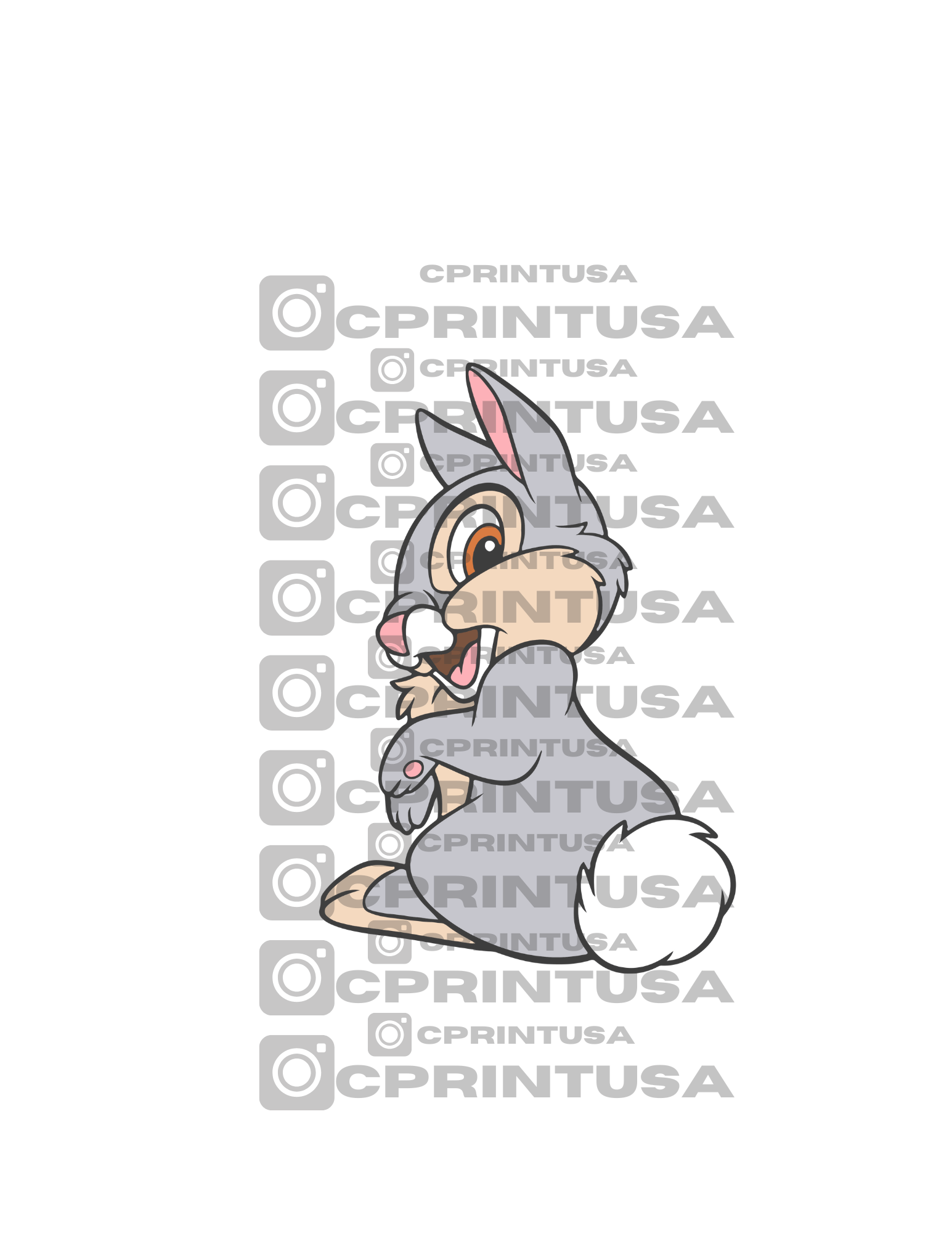 BAMBI THUMPER BUNNY CUT OUT