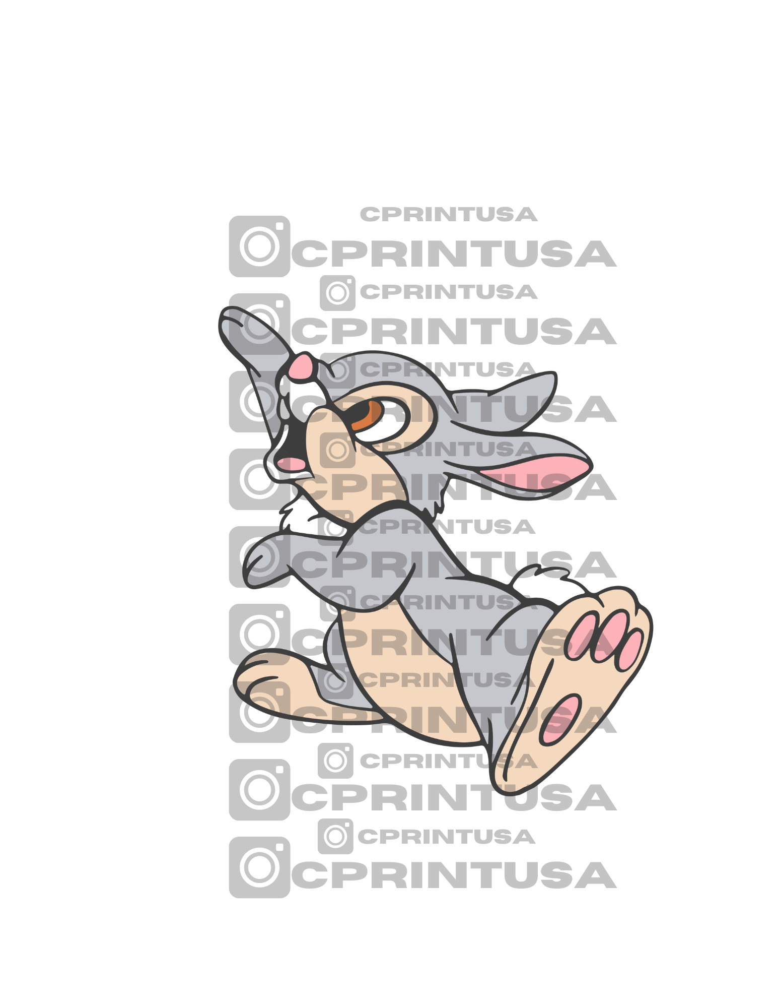 BAMBI THUMPER BUNNY CUT OUT