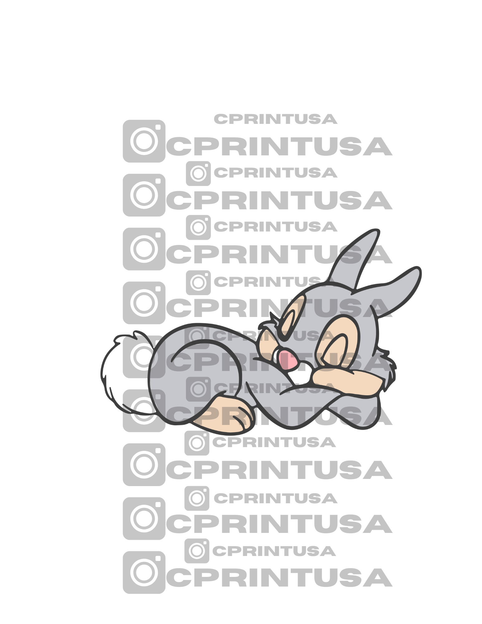 BAMBI THUMPER BUNNY CUT OUT