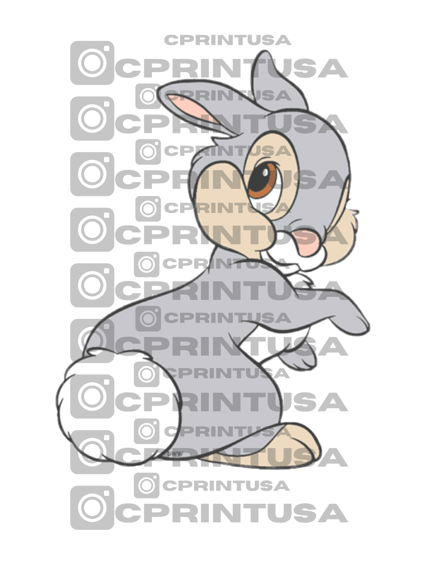 BAMBI THUMPER  CUT OUT
