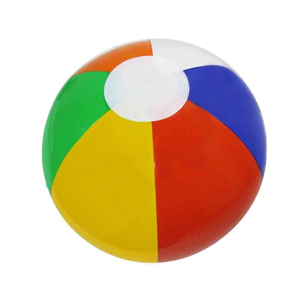 Rainbow Beach Ball - Inflatable 9 in.