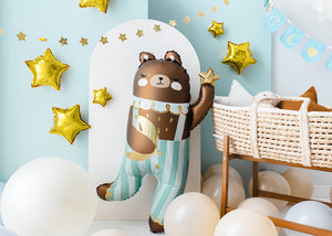 Globo de aluminio con forma de oso de 36 pulgadas PartyDeco USA