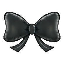 Load image into Gallery viewer, Black Burst Bow Foil Shape Balloon 40 in.