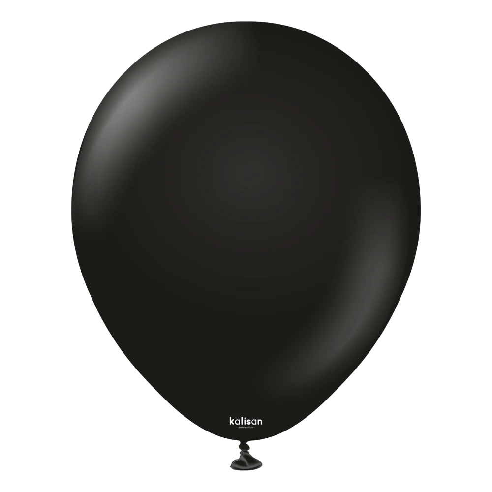 KALISAN | Black - 12 inches - Kalisan Balloons Dallas