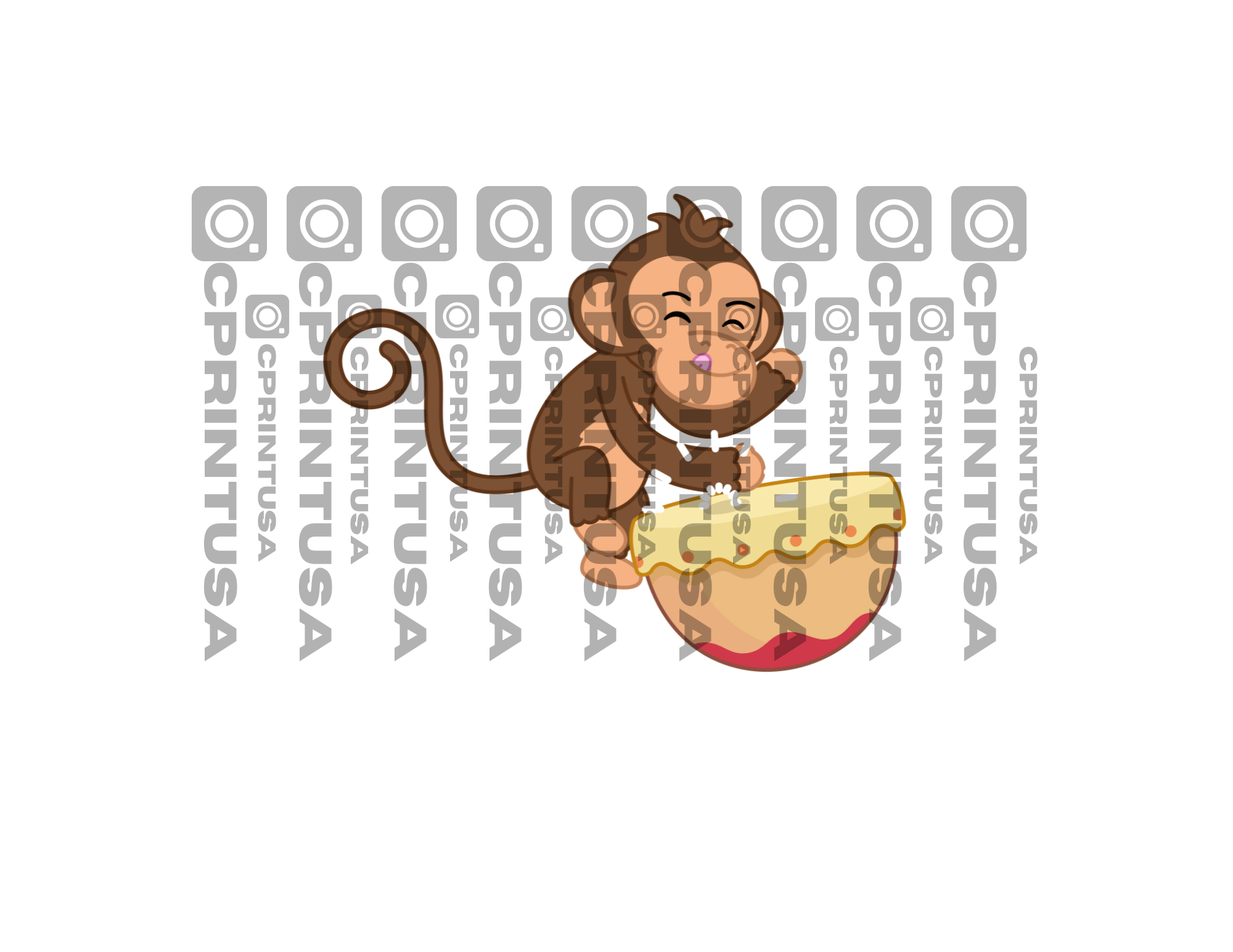 BLIM BLIM MONKEY CUT OUT