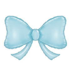 Load image into Gallery viewer, Blue Burst Bow Foil Shape Balloon 40 in.