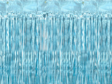 Load image into Gallery viewer, Light Blue Party Curtain 3&#39; x 8&#39; - PartyDeco USA