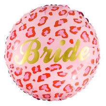 Load image into Gallery viewer, Bride Pink Round Foil Balloon 18 in. - PartyDeco USA
