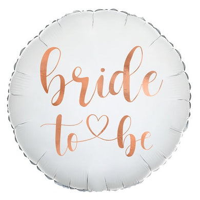 Bride to Be Round Foil Balloon 18 in. PartyDeco USA