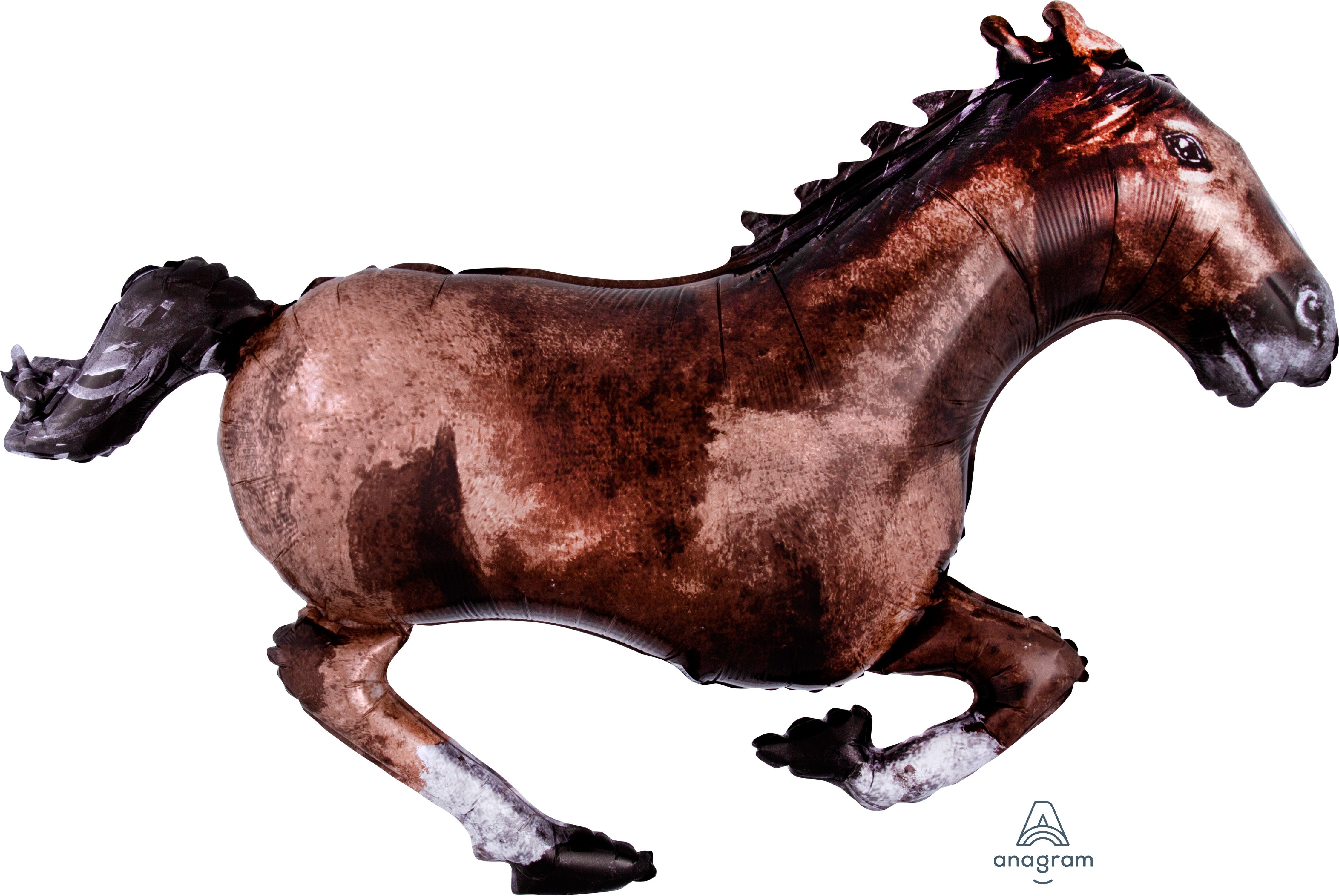 Galloping Horse Foil Balloon 40 in.