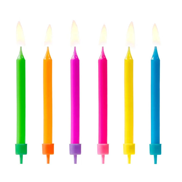 Birthday Candles - Colorful Mix | PartyDeco