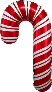 Candy Cane Holiday Shape Foil Balloon - 37 in.