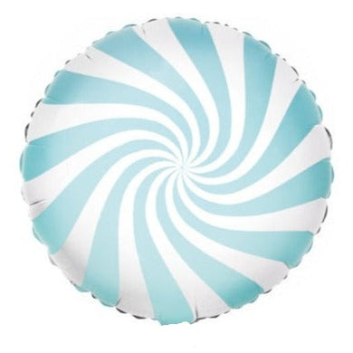 Light Blue Candy Round Foil Balloon 18 in.