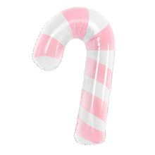 Load image into Gallery viewer, Pink Candy Cane Foil Balloon 32in.