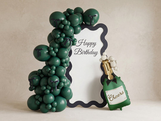 Champagne Foil Balloon 36 in. PartyDeco USA