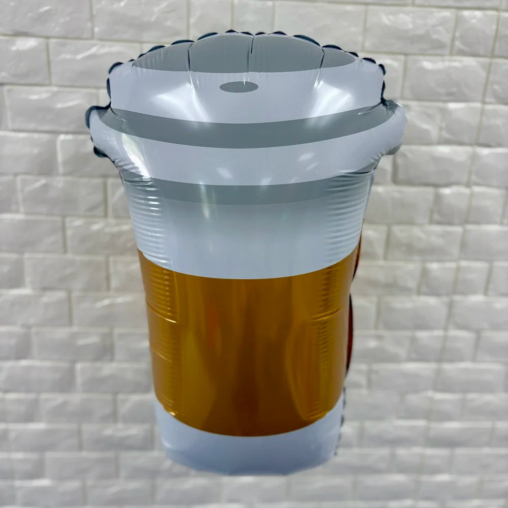 Globo de aluminio con forma de botella de agua de moda (rosa), 30 pulgadas