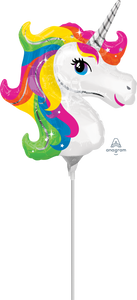 Rainbow Unicorn 14 in. (Air Filled Only) | 2 pack