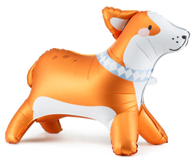 Globo de aluminio con forma de perro salchicha de 36 pulgadas PartyDeco USA 