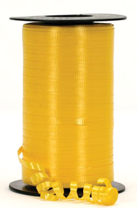 Cinta para rizar de 3/16" - Amarillo narciso