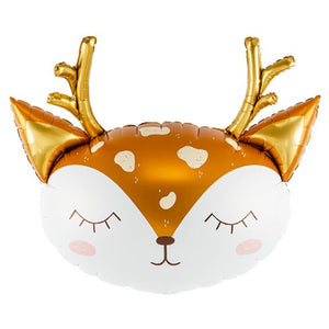 Cute Deer Foil Balloon 29n. PartyDeco USA