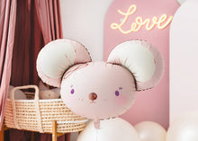 Load image into Gallery viewer, Cute Mouse Foil Balloon 30 in. PartyDeco USA
