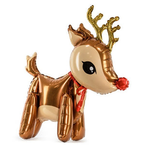 Cute Reindeer Foil Balloon 24in. PartyDeco USA